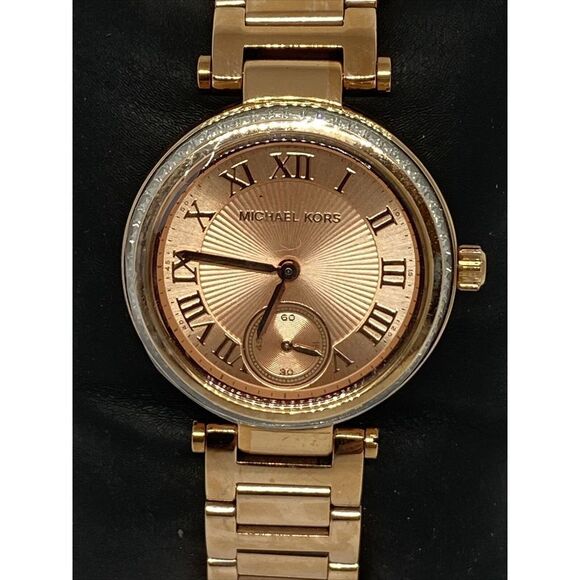 Michael Kors Skylar MK5971 Womens Stainless Steel Analog Dial Quartz Watch JK466 - Picture 2 of 12